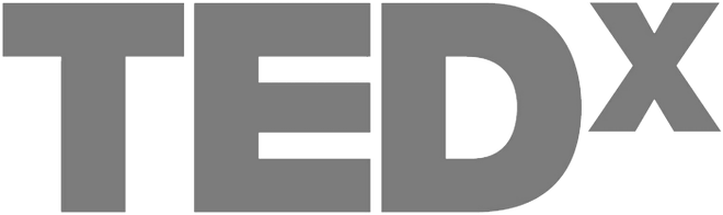 TEDx logo in black and gray text.