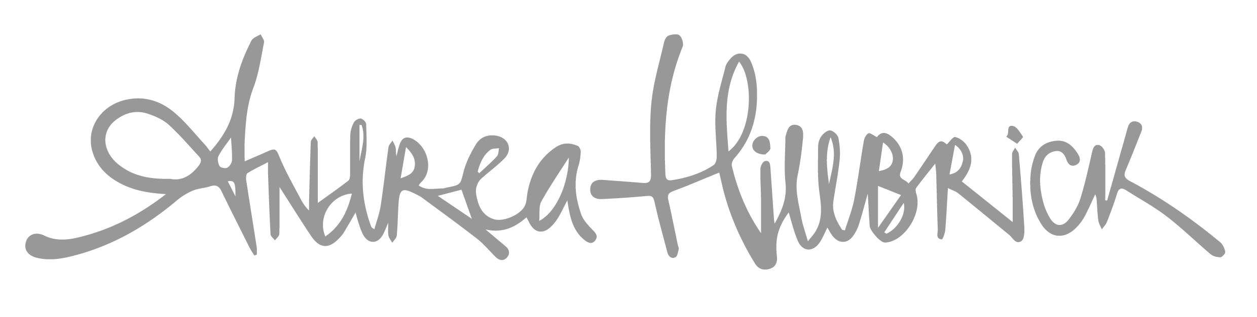 Signature of the name 'Andrea Thorneck' written in stylized gray cursive script.