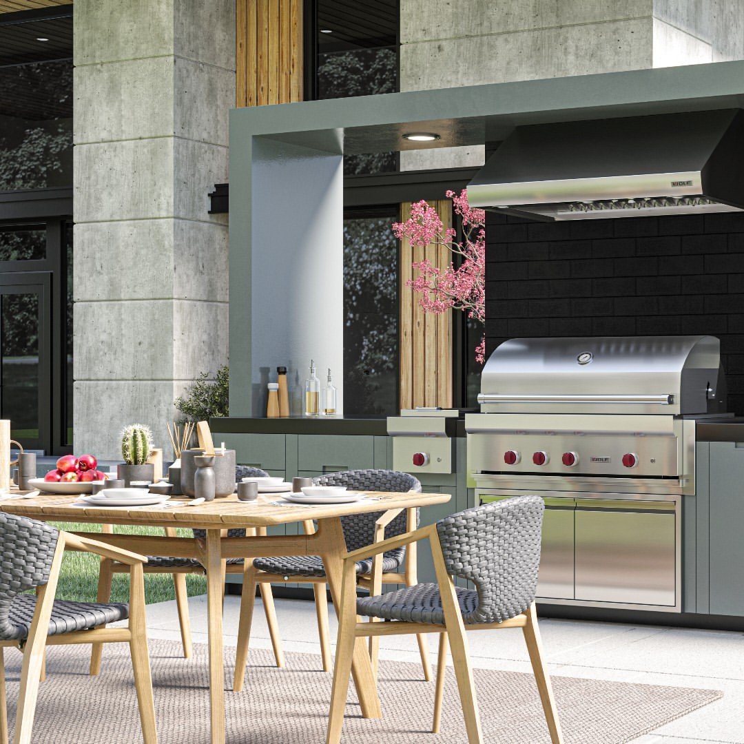Urban Outdoor Kitchens.  Weekend brunch made perfect with outdoor grilling and refrigeration @subzeroandwolf.  Discover the possibilities @riggsshowroom @sfdesigncenter.

#riggsdistributing #outdoordining #outdoorkitchens #interiordesigner #subzerowo