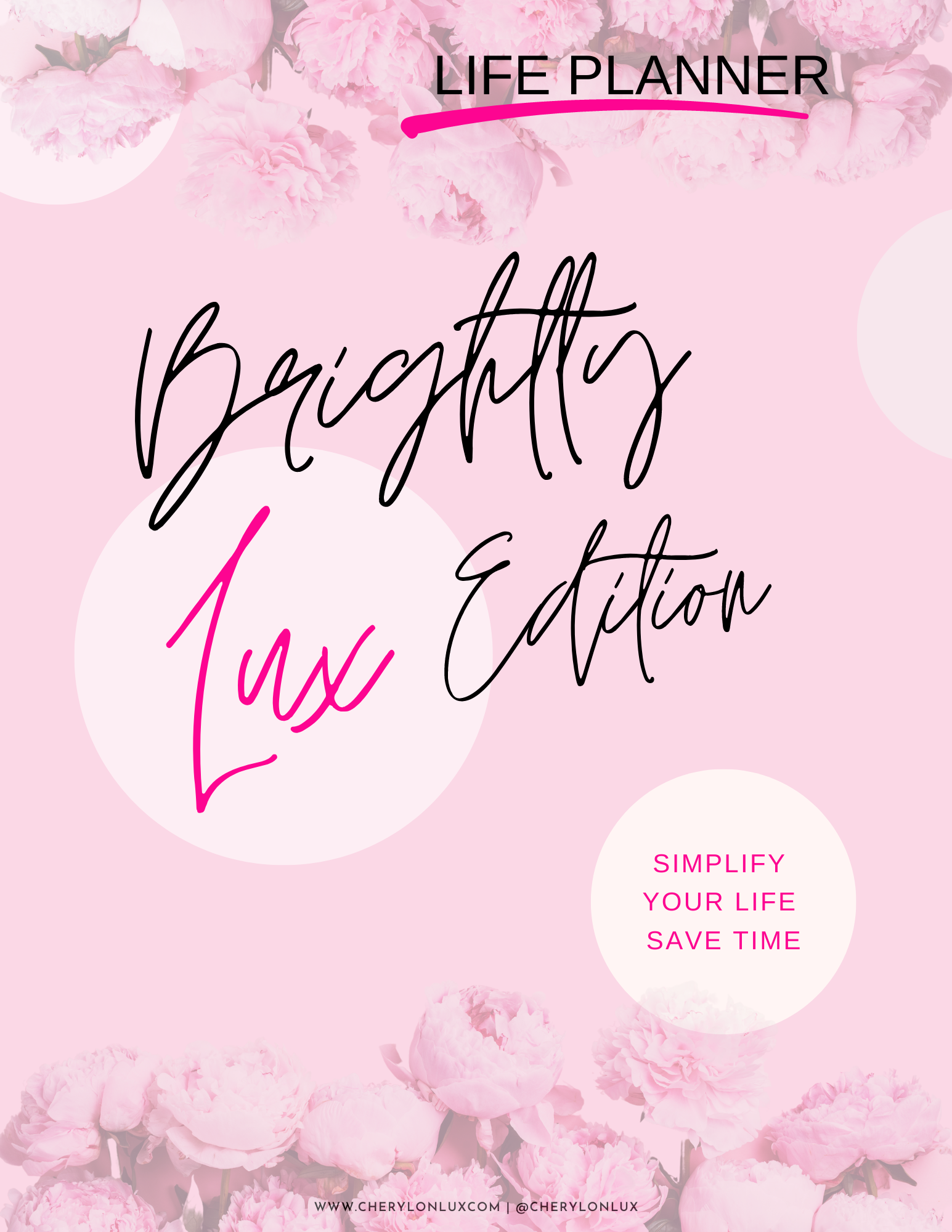 Life Planner  - Brightly Lux Edition