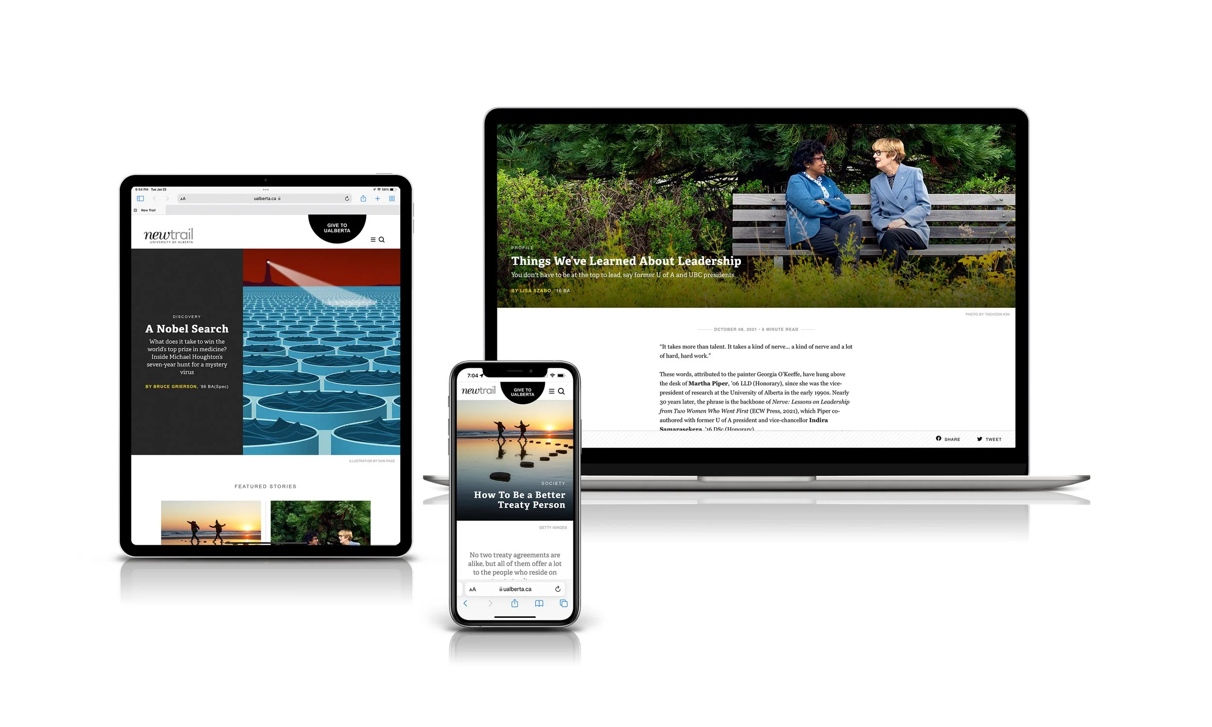 Our Brand Landing Page