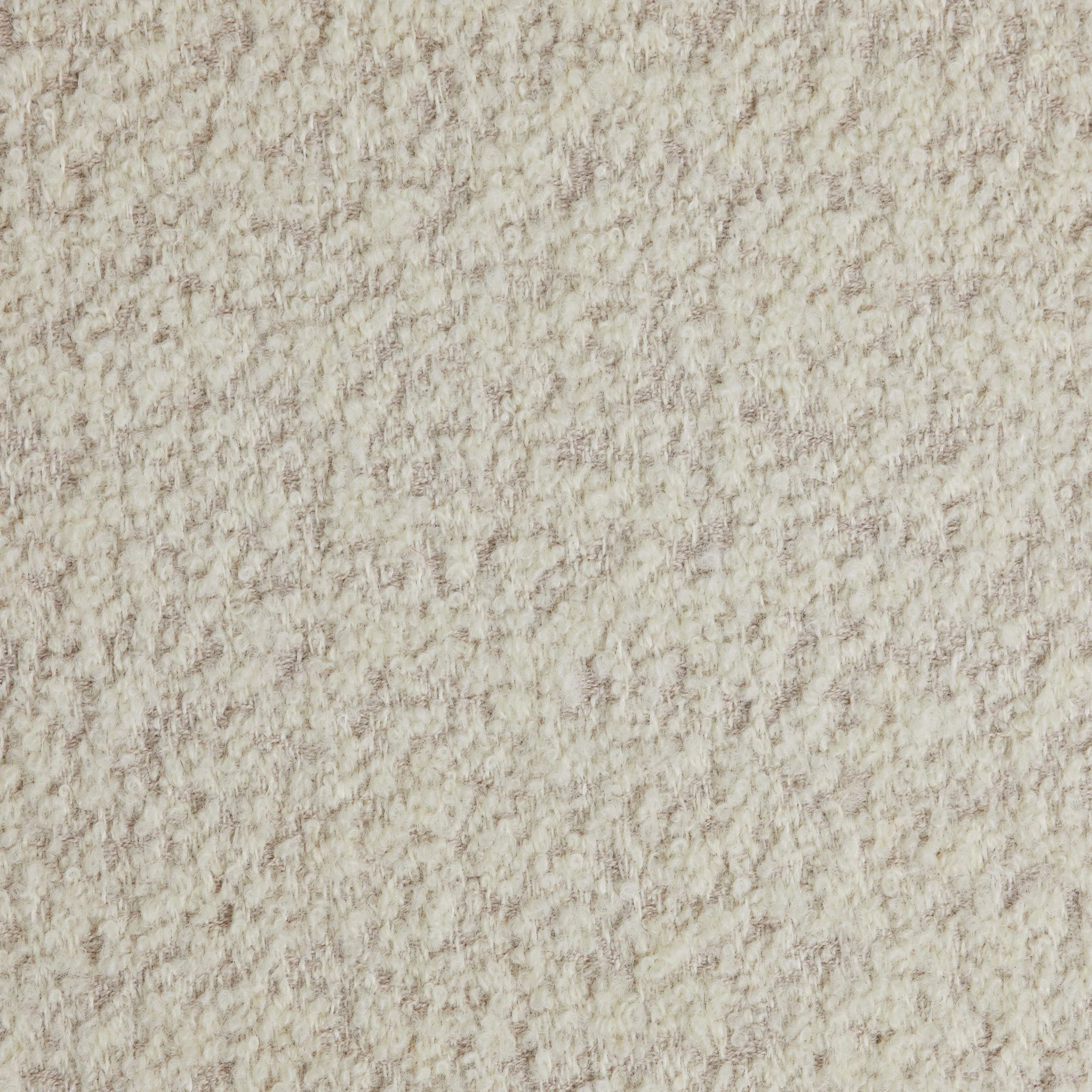 Close-up of beige textured carpet.