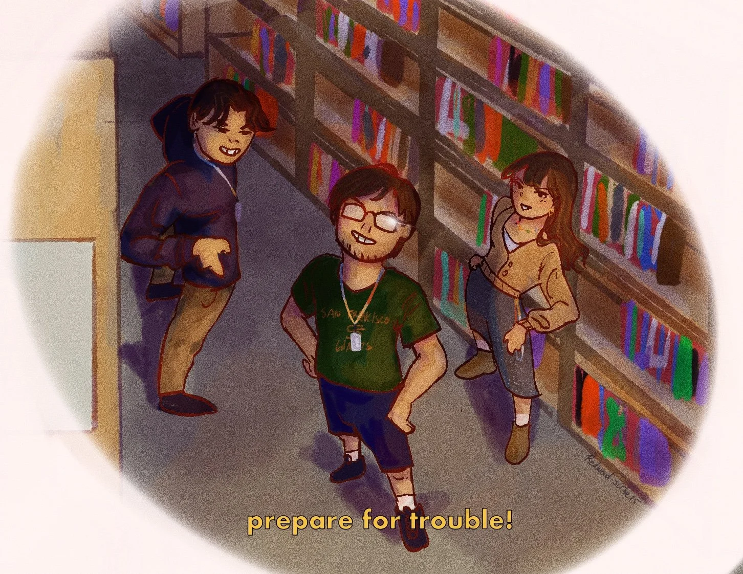 "And Make it Double", digital illustration, 2025