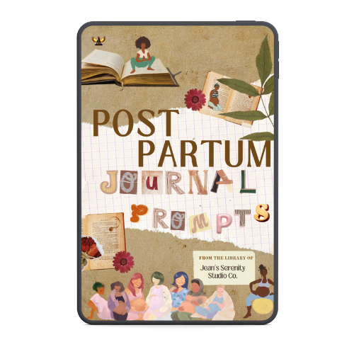 🌿 Postpartum Journal Prompt Workbook – Digital Download