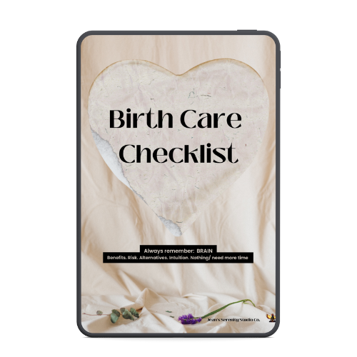 Birth Desires Checklist- Digital Download
