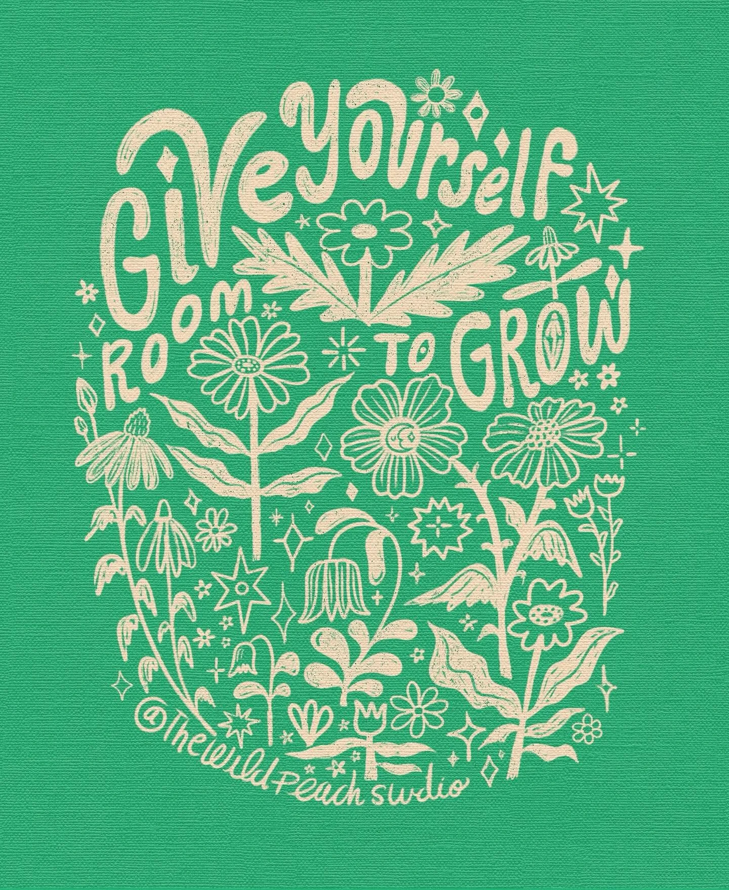 Note to self: Give yourself room to grow 🌸🌷Swipe to see lil man and this piece with a little color, which one do u like better? 

Trying to be patient with myself during this time of growth with being a new mom and trying to still achieve my goals.