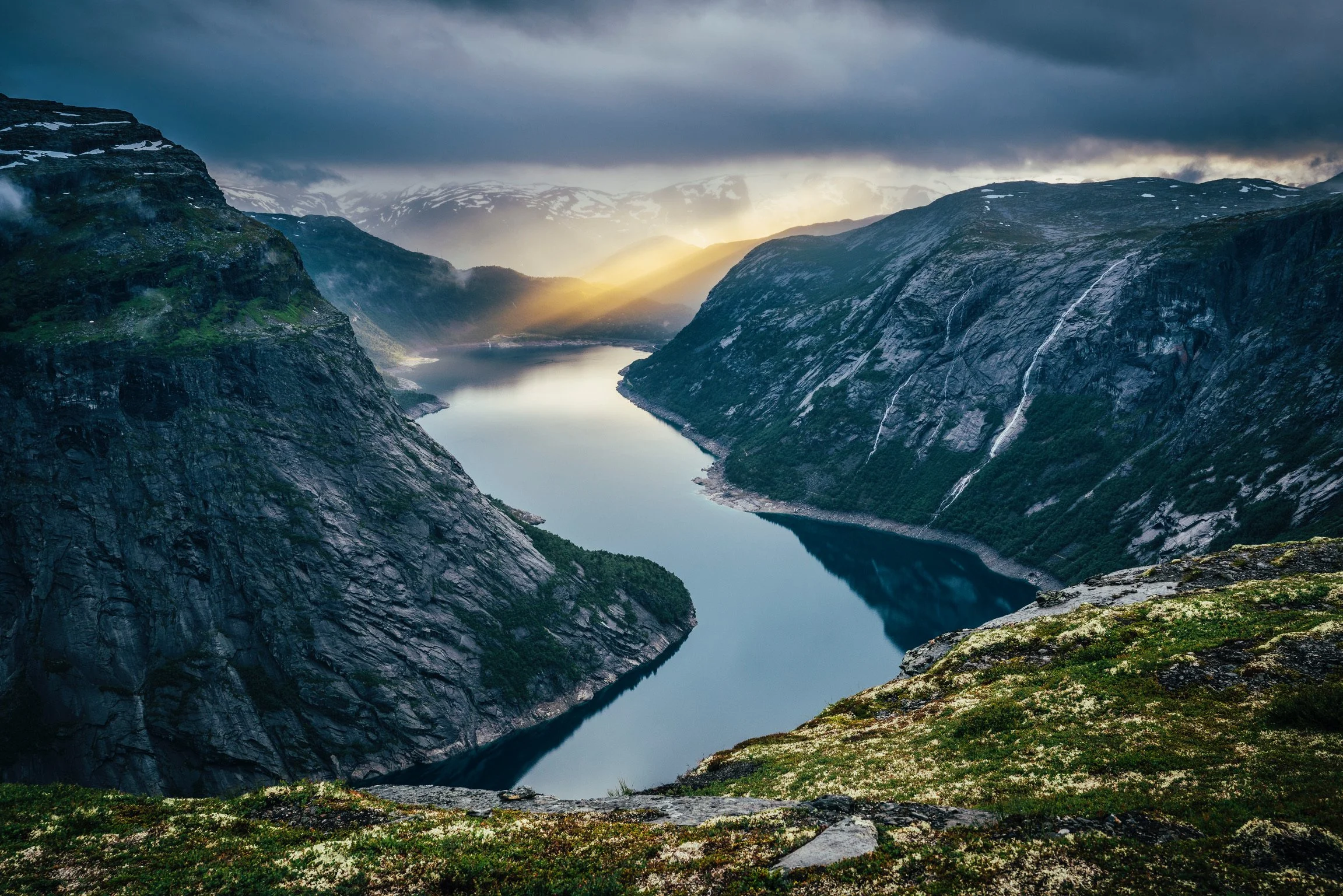 The lovely view from our Trolltunga camp