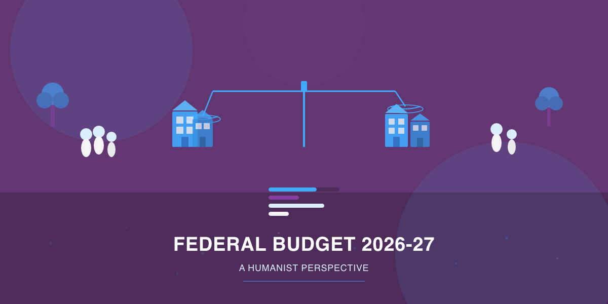 The 2026-27 Budget: A Humanist Scorecard