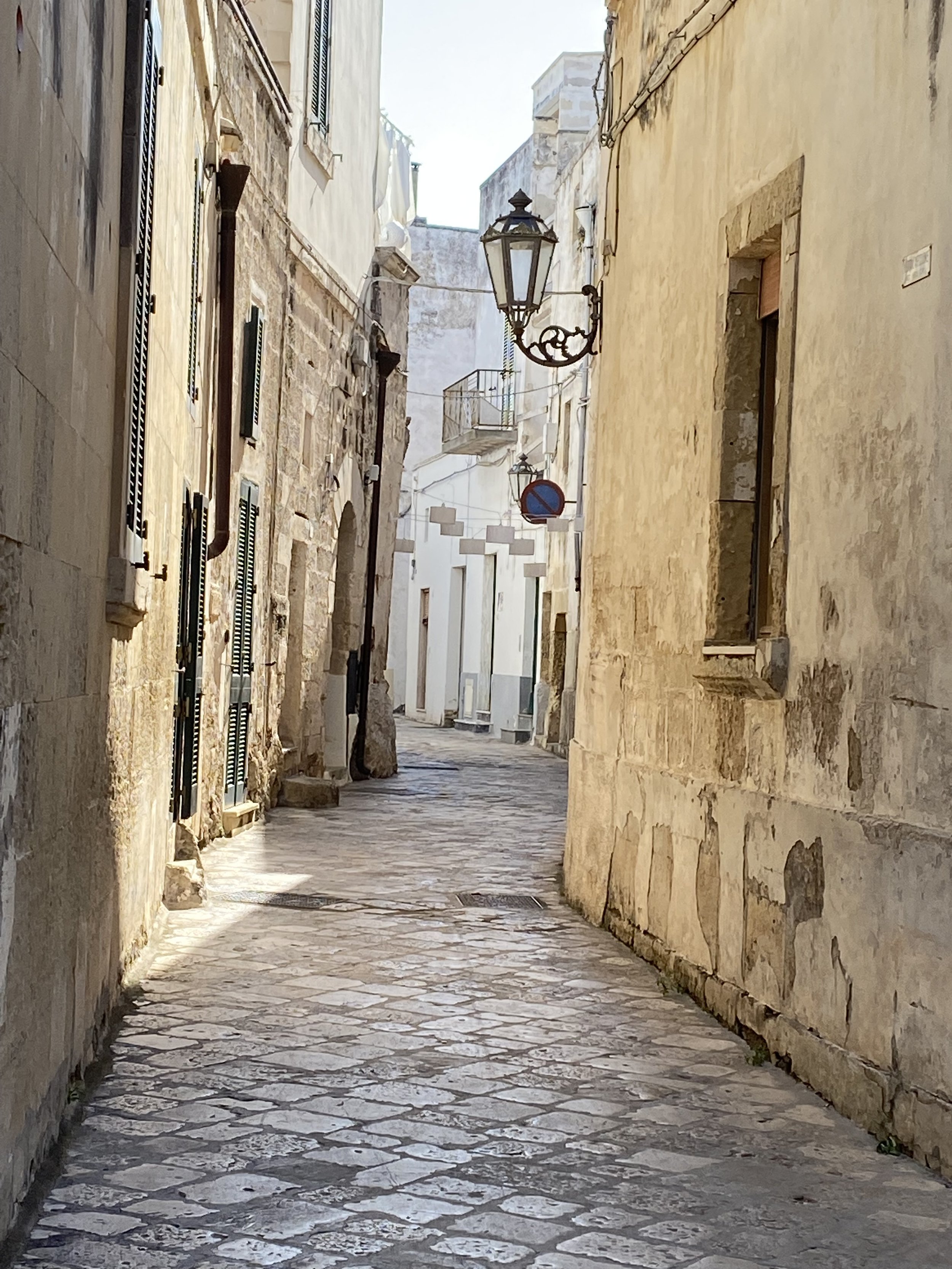 Old town streets of Corigliano d'Otranto