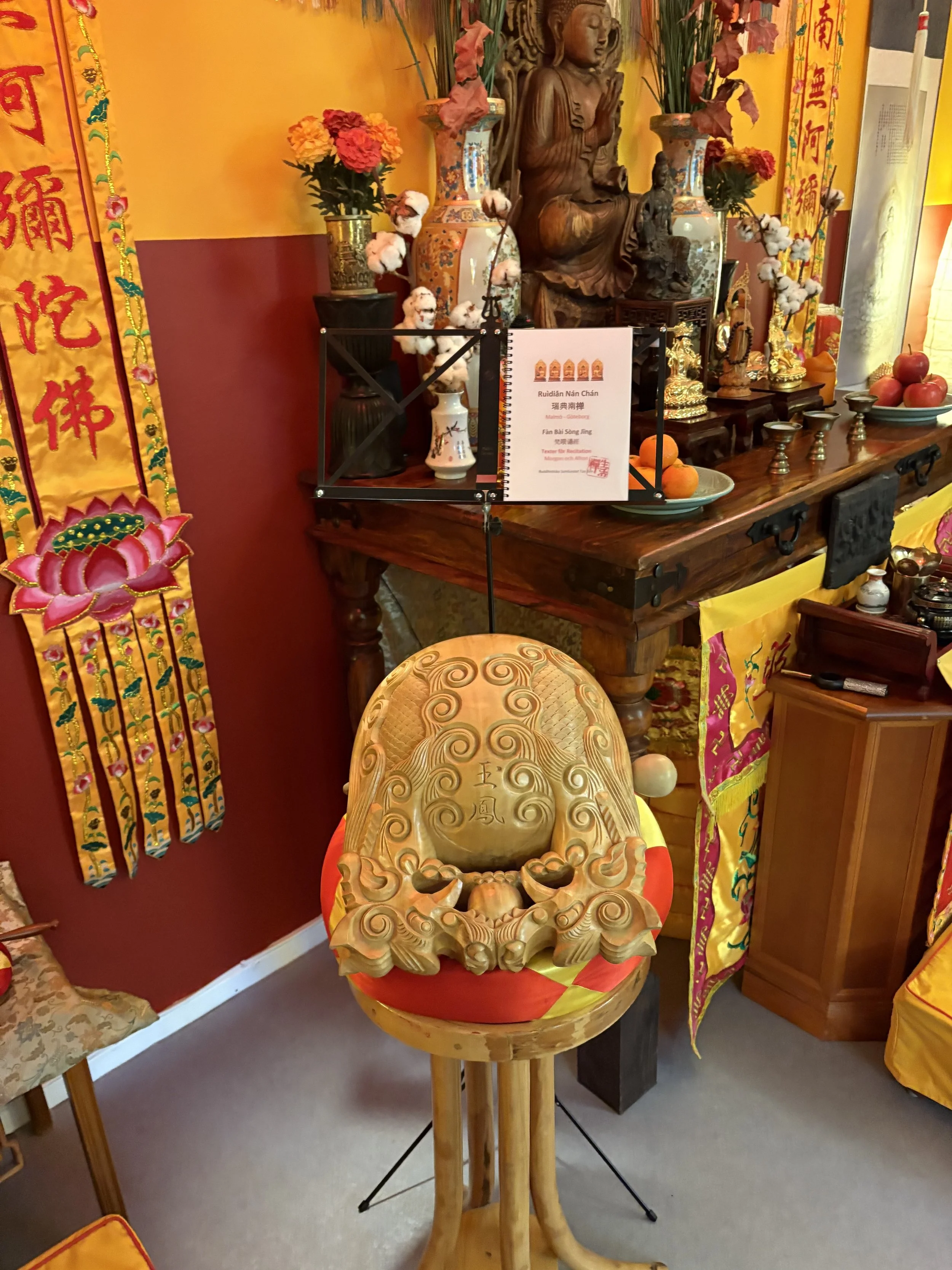 Onsdags-”meditation”/Zuò Chán i Malmö