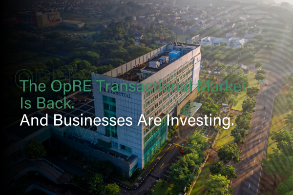 The OpRE Transactional Market Is Back. And Businesses Are Investing. 