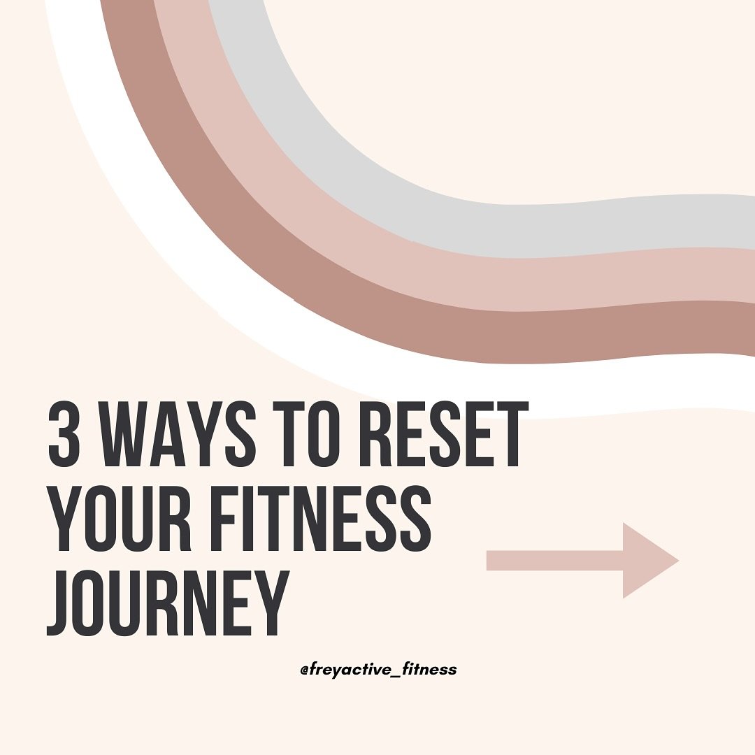 If during the summer holidays you fitness regime and goals were pushed to the side, don&rsquo;t worry now is the time to reset and get back on track. 

3 Ways to Restart Your Fitness Journey

1️⃣ Start Small and Gradually Increase:

Baby steps: Begin