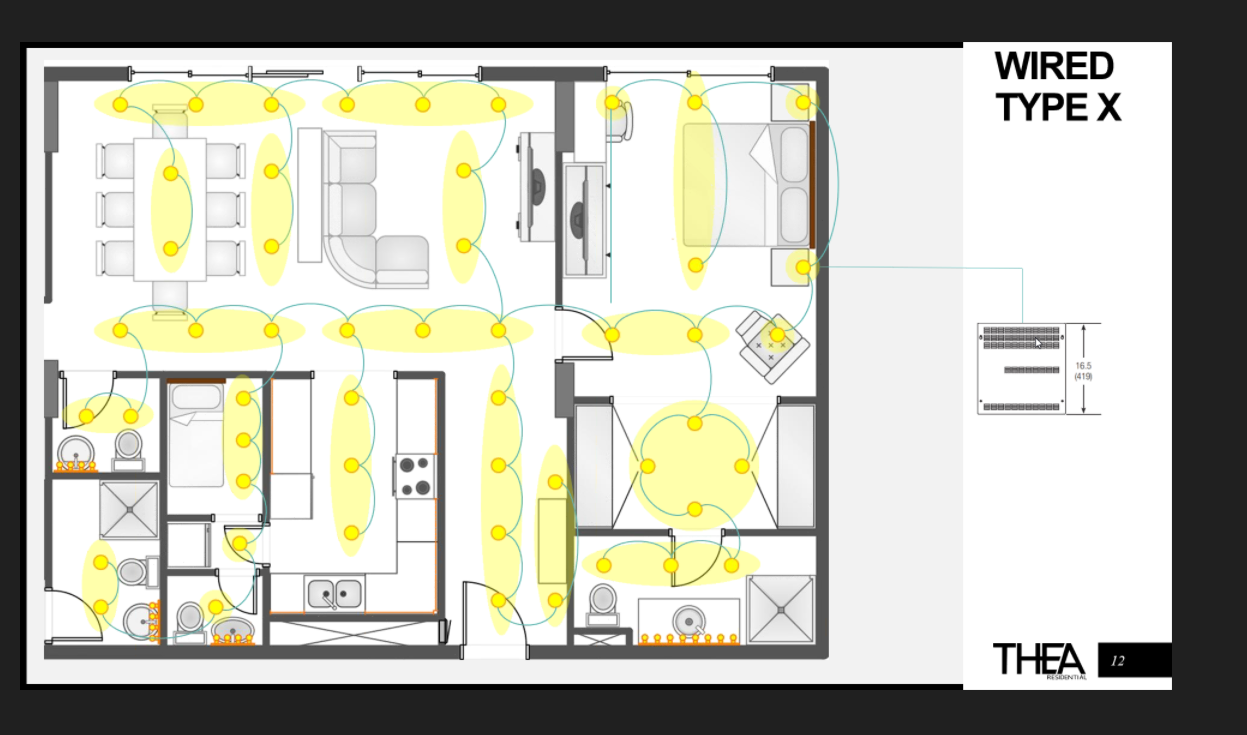 Pre-wiring for motorized shades