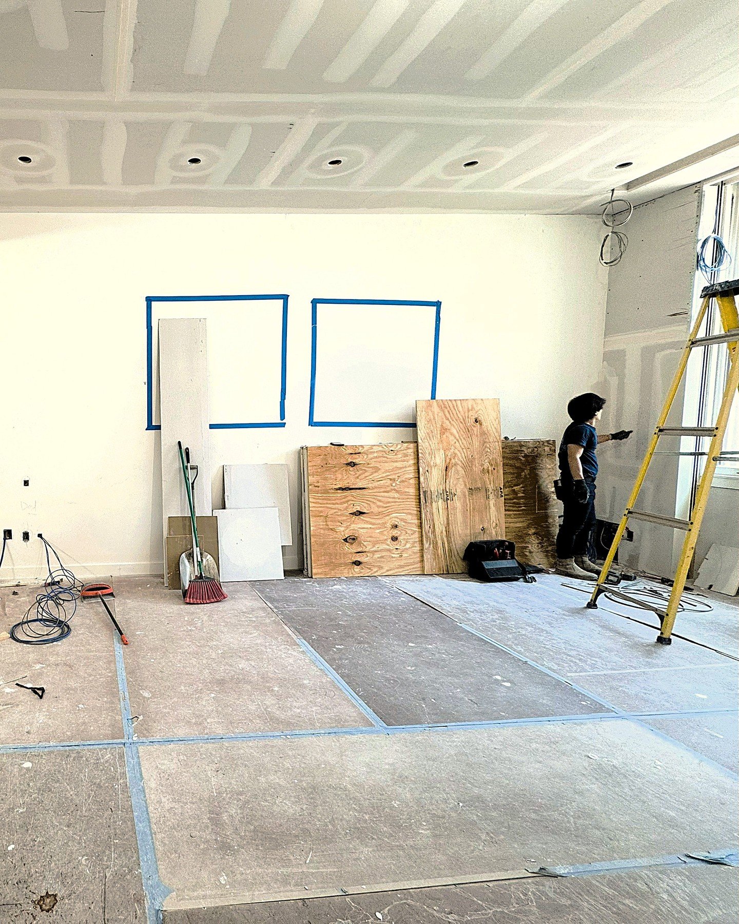 What looks like plywood and drywall now is the foundation for something extraordinary. Our team is hard at work behind the scenes&mdash;running wire, planning layouts, and preparing for a seamless smart home experience.

This is the part of the proje