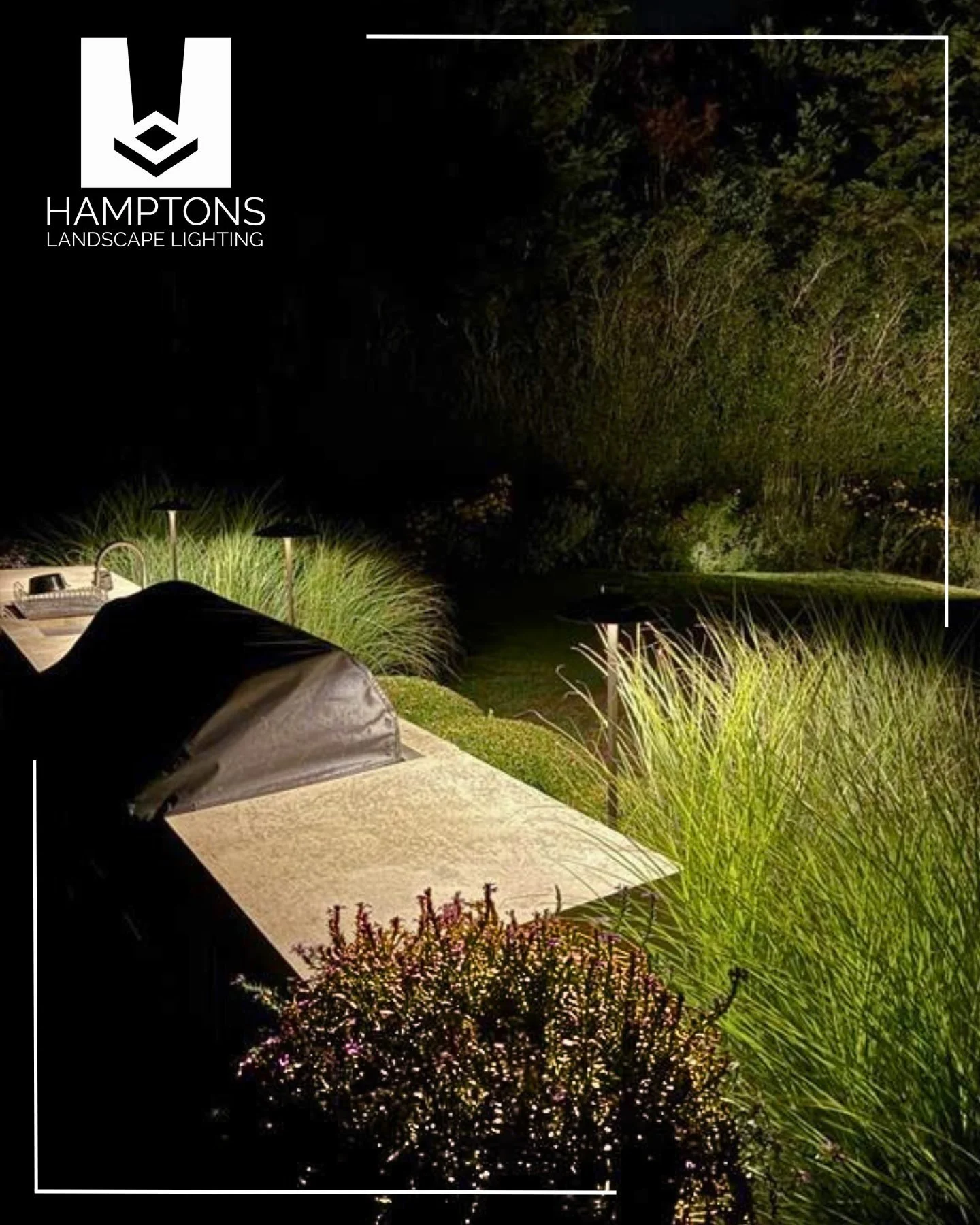 Lighting With Intention Part 3

Our last image from this project is of the grill. Three path lights on tall risers cast soft light across the surface, making it easy to prep and cook after dark. That same light spills into the grasses and plantings a