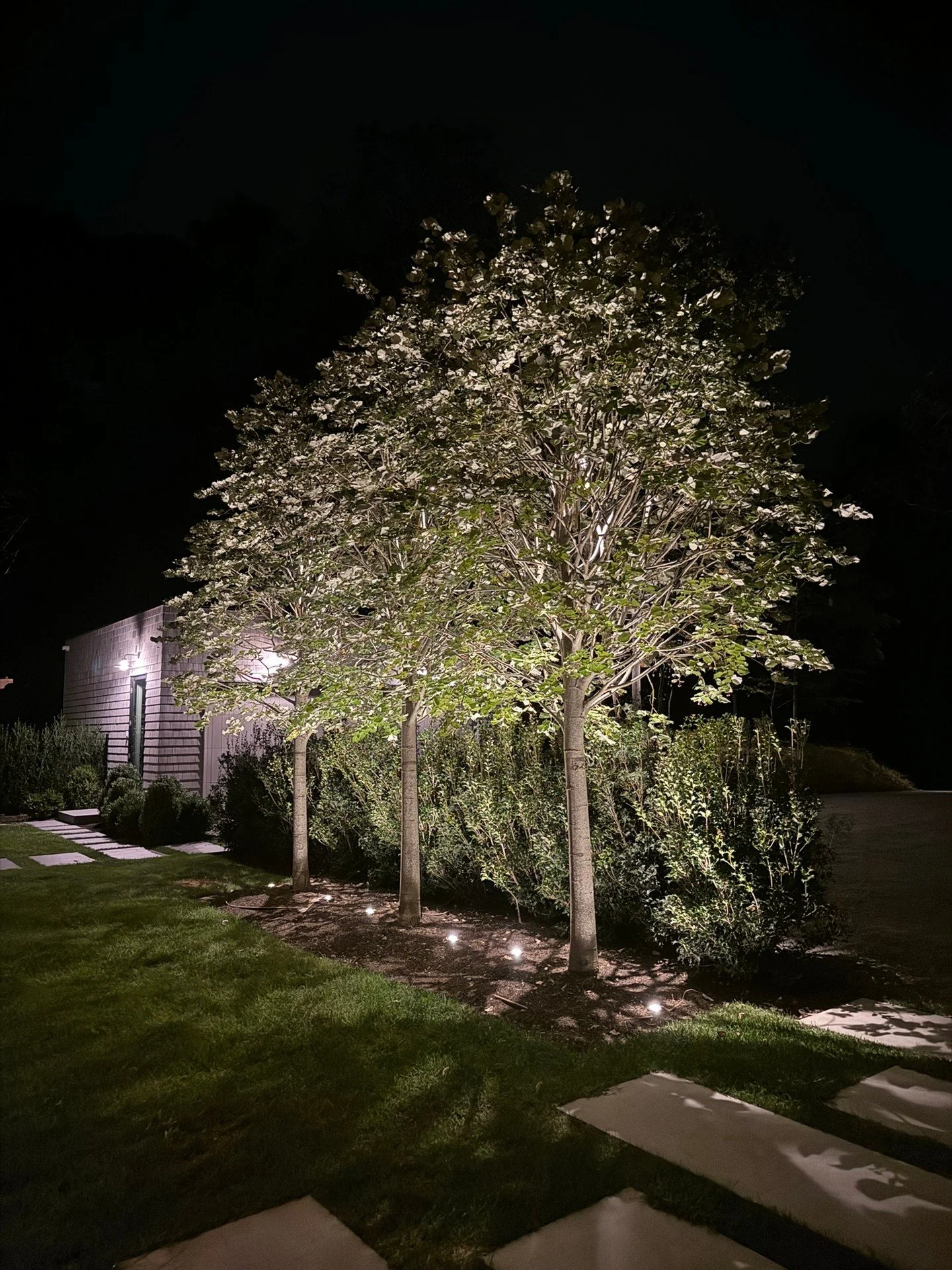 Lighting is one of the easiest and most effective ways on any budget. We design, build, maintain and integrate various forms of exterior lighting.
The right outdoor lighting, whether warm, neutral, or contemporary LED&mdash;can completely elevate a p