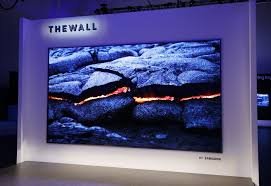 Samsung The Wall MicroLED display installed as a large-format video wall