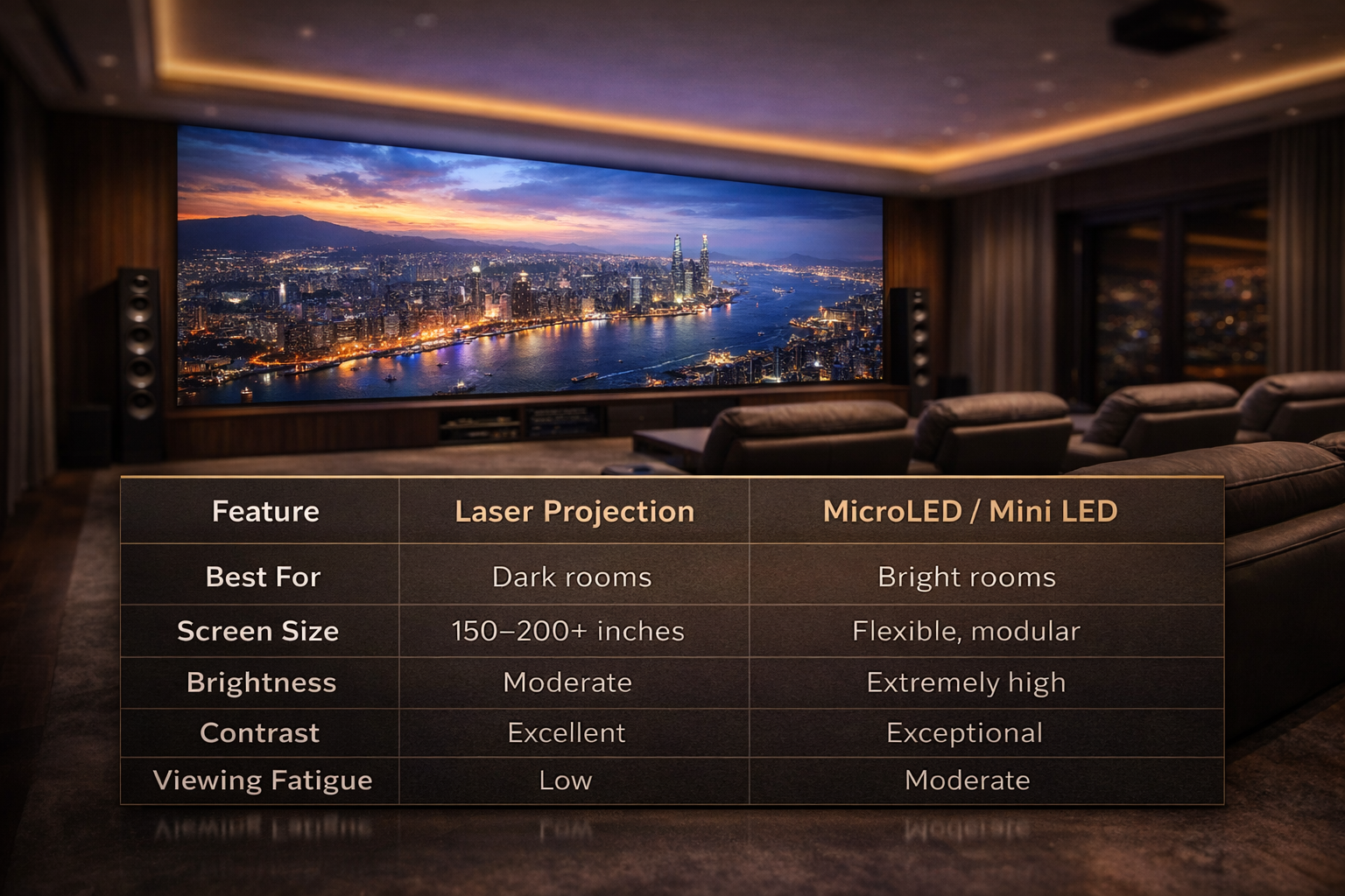 dispalay technology comparisons