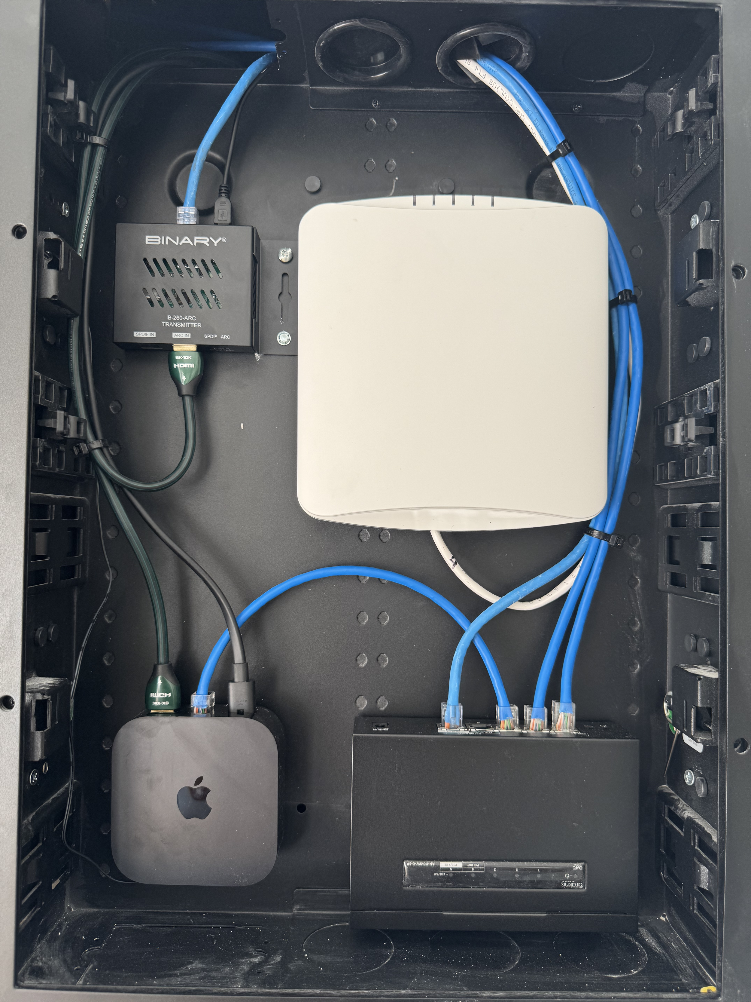 av rack equipment closet