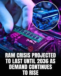 ram shortage to last until 2036