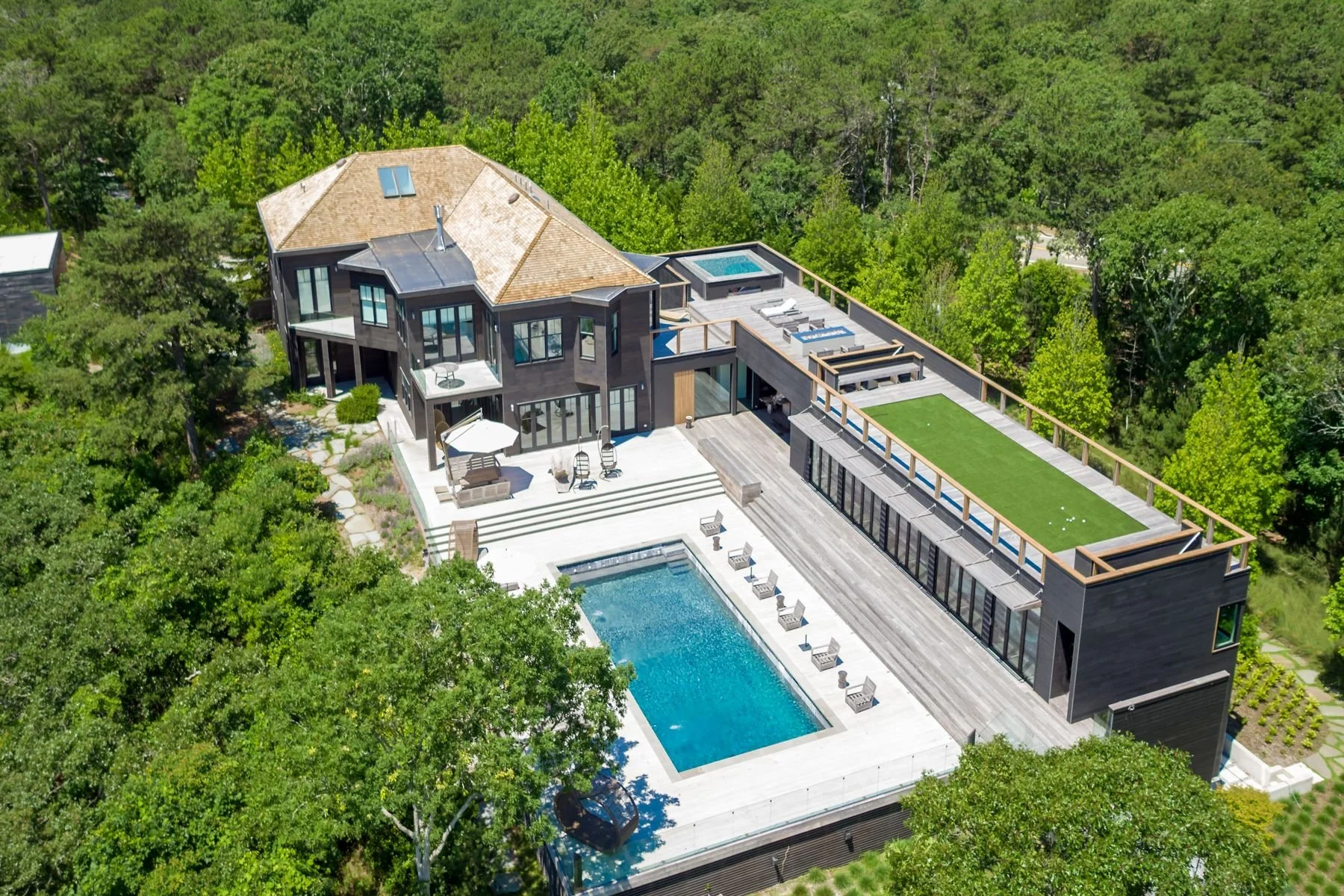 Integrated lighting control for a whole home, inside and out