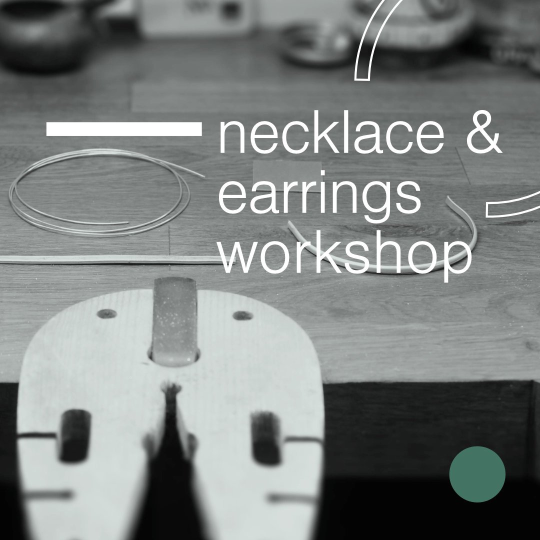 Recycled Silver Necklace and Earrings Workshop (suitable for beginners)