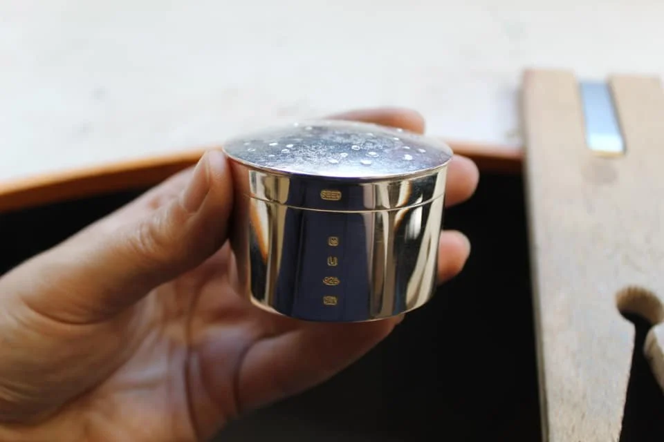 Making a silver box at The Smiddy