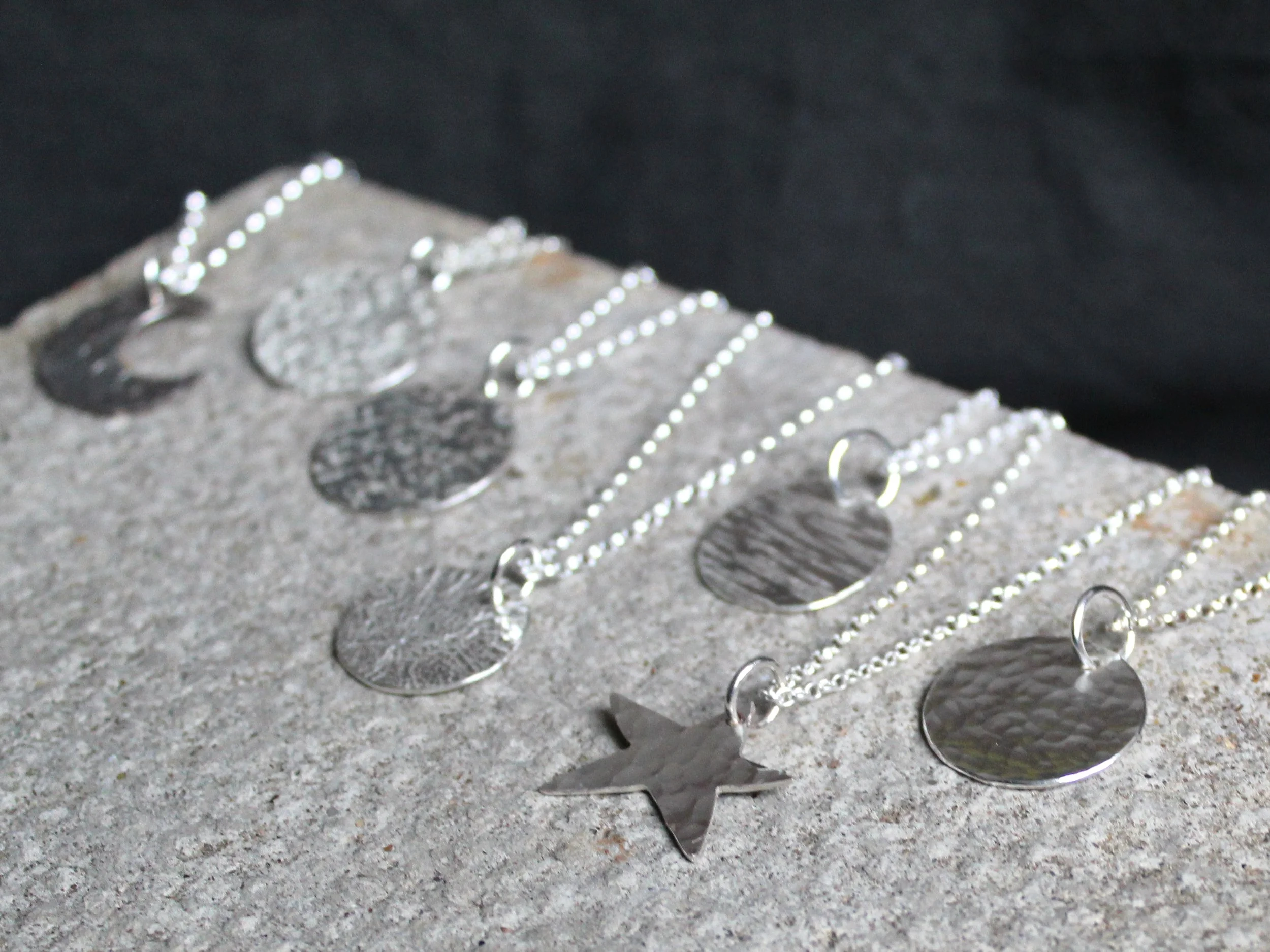 Recycled Silver Necklace Workshop - suitable for beginners