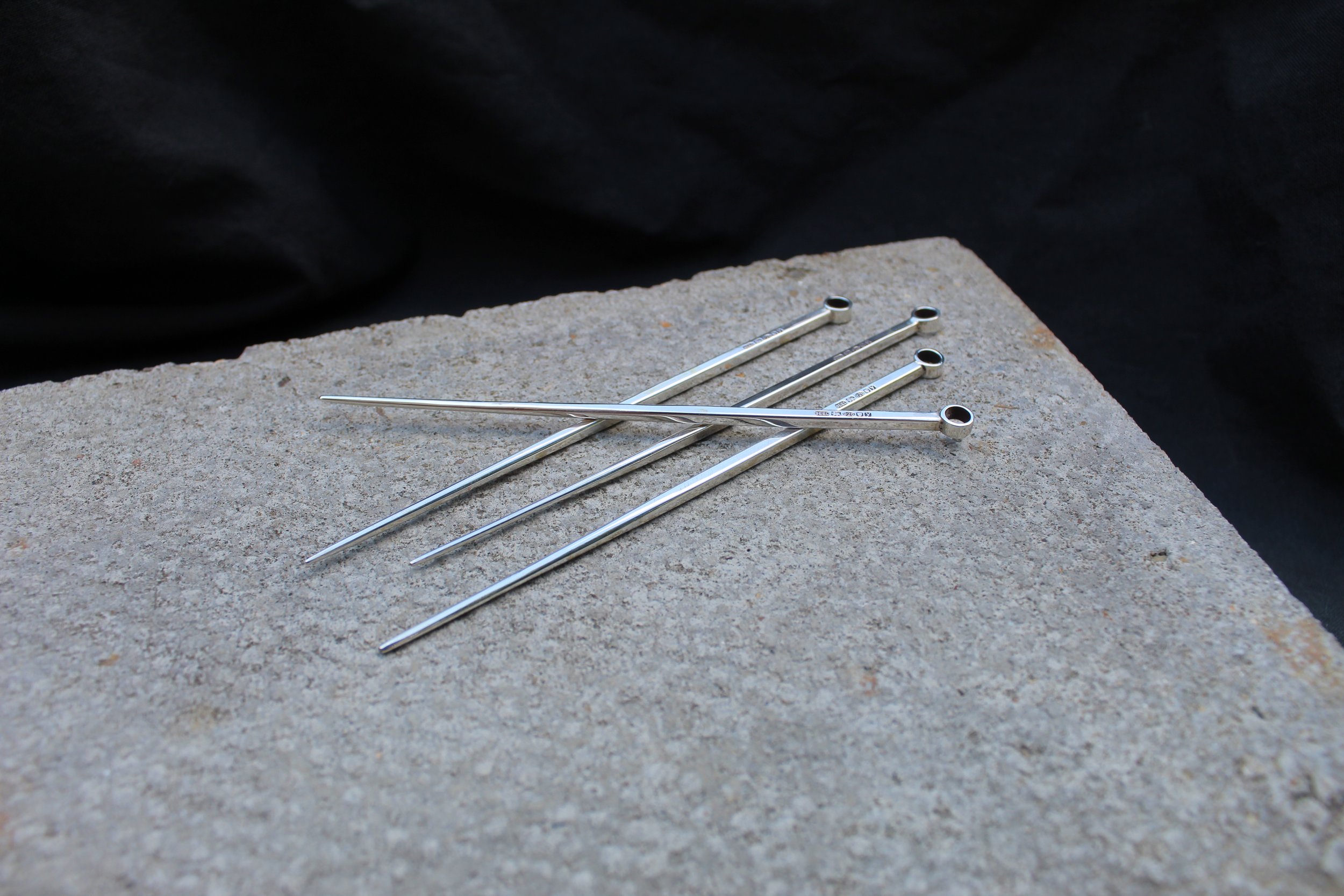 Recycled Silver Cocktail Sticks