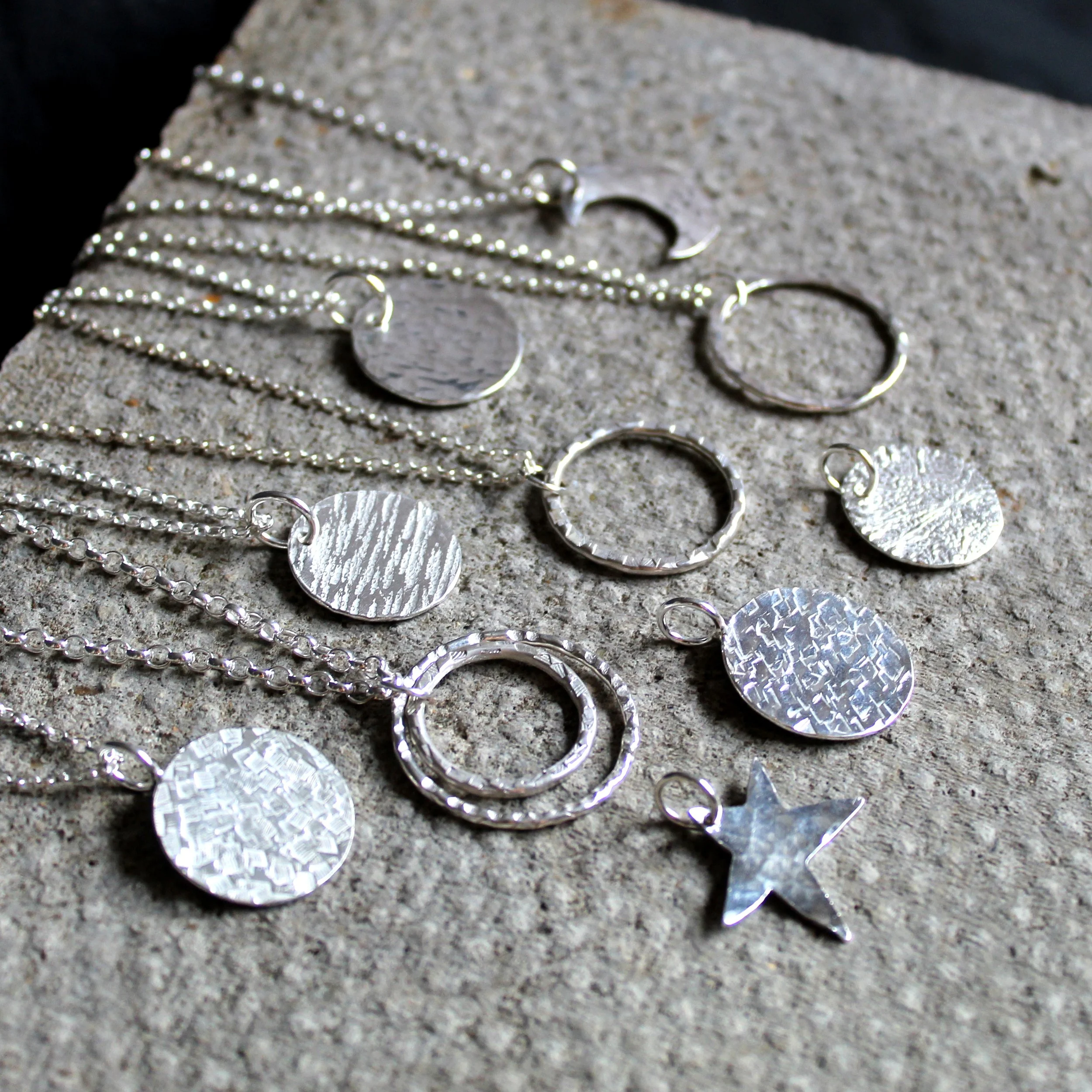 Recycled Silver Necklace Workshop - suitable for beginners