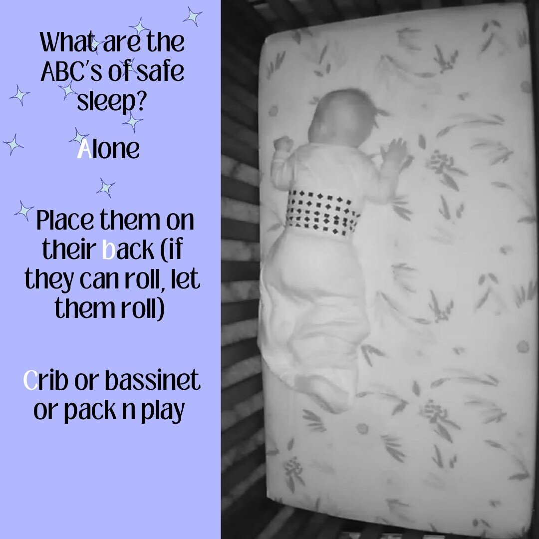 When you first take your baby home, you are told to keep them safe. The ABC's of sleep are easy enough to remember, but sometimes frustrating when you are in the thick of sleep struggles. 
It is important for your baby's safety that they are placed a