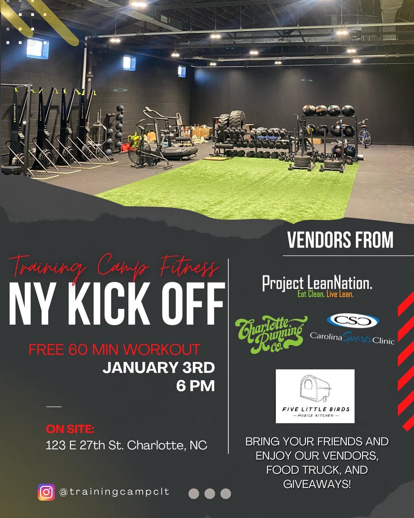 Its finally here 🎯 
Jan. 3rd 6pm 👀 
The doors are open‼️ 
Free 60 minute workout 💪🏽
Awesome vendors &amp; giveaways 💯 

Don&rsquo;t miss it!