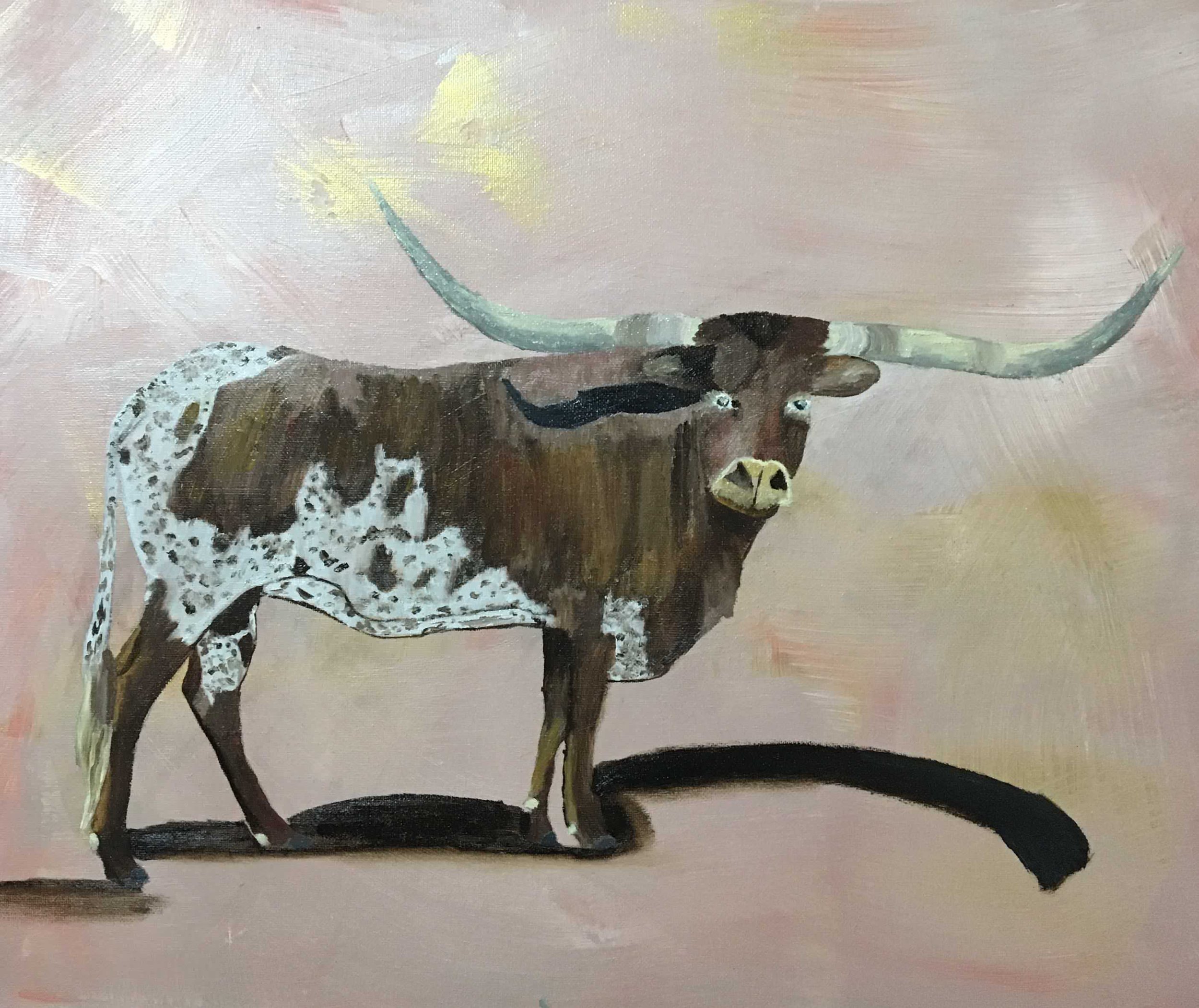 Longhorn Oil on Canvas
Original sold-Inquire about prints