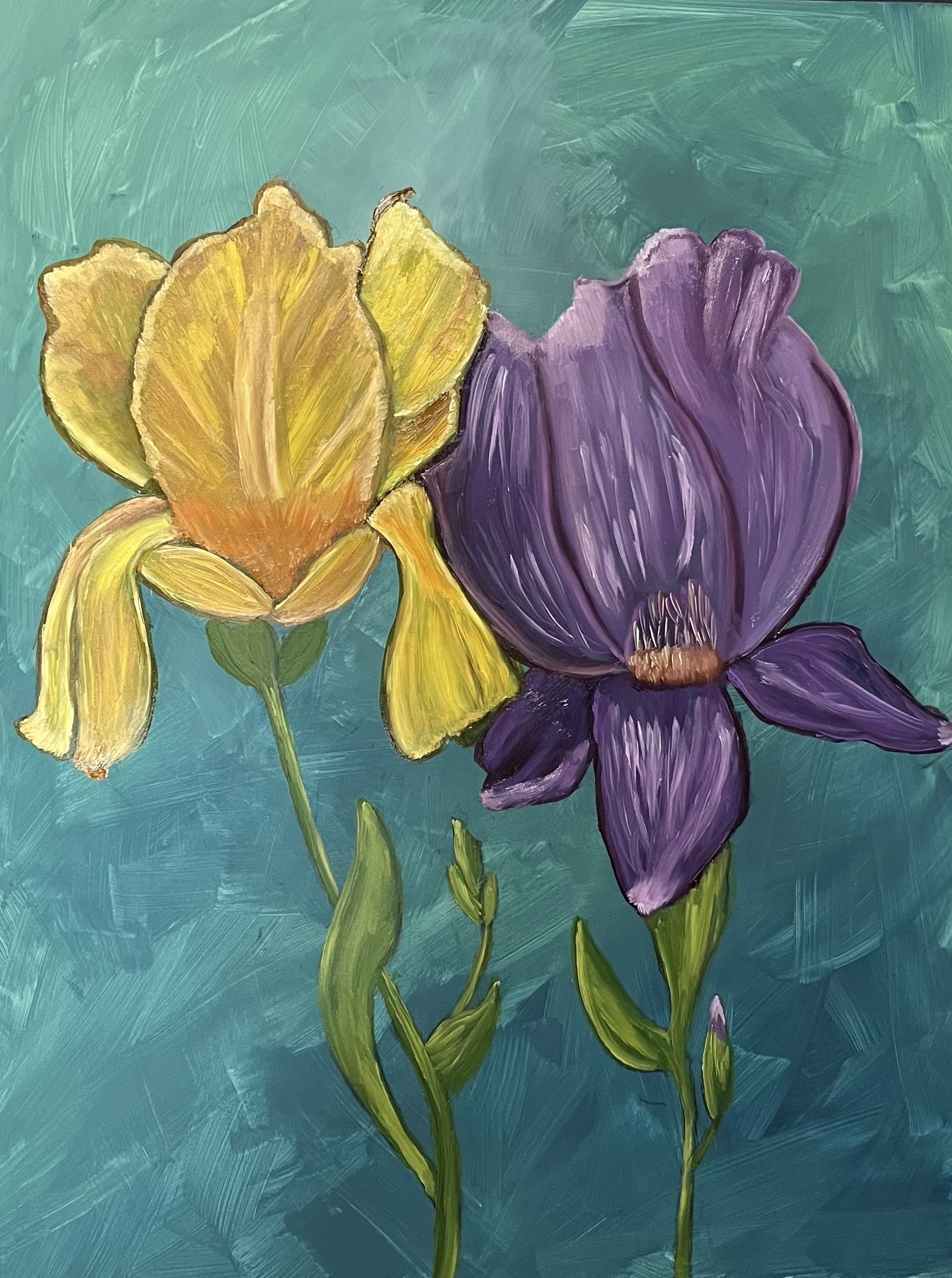 Oil on 11x14 wood panel