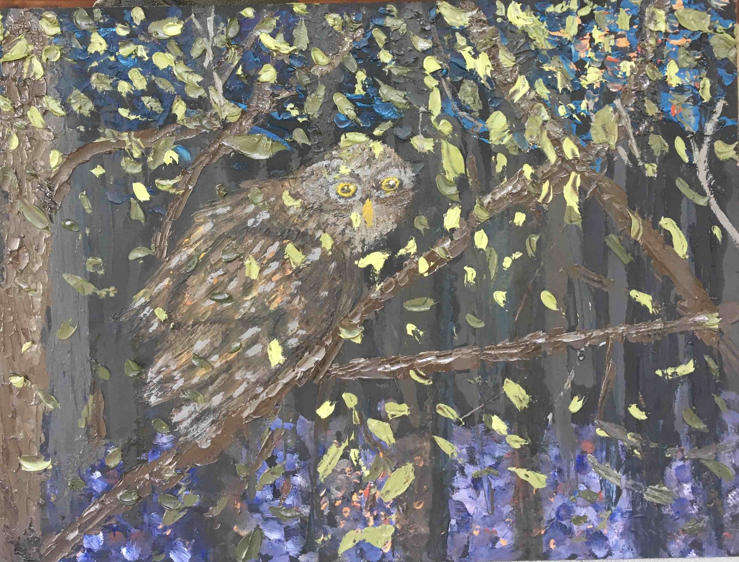12x9 Oil on Wood Panel