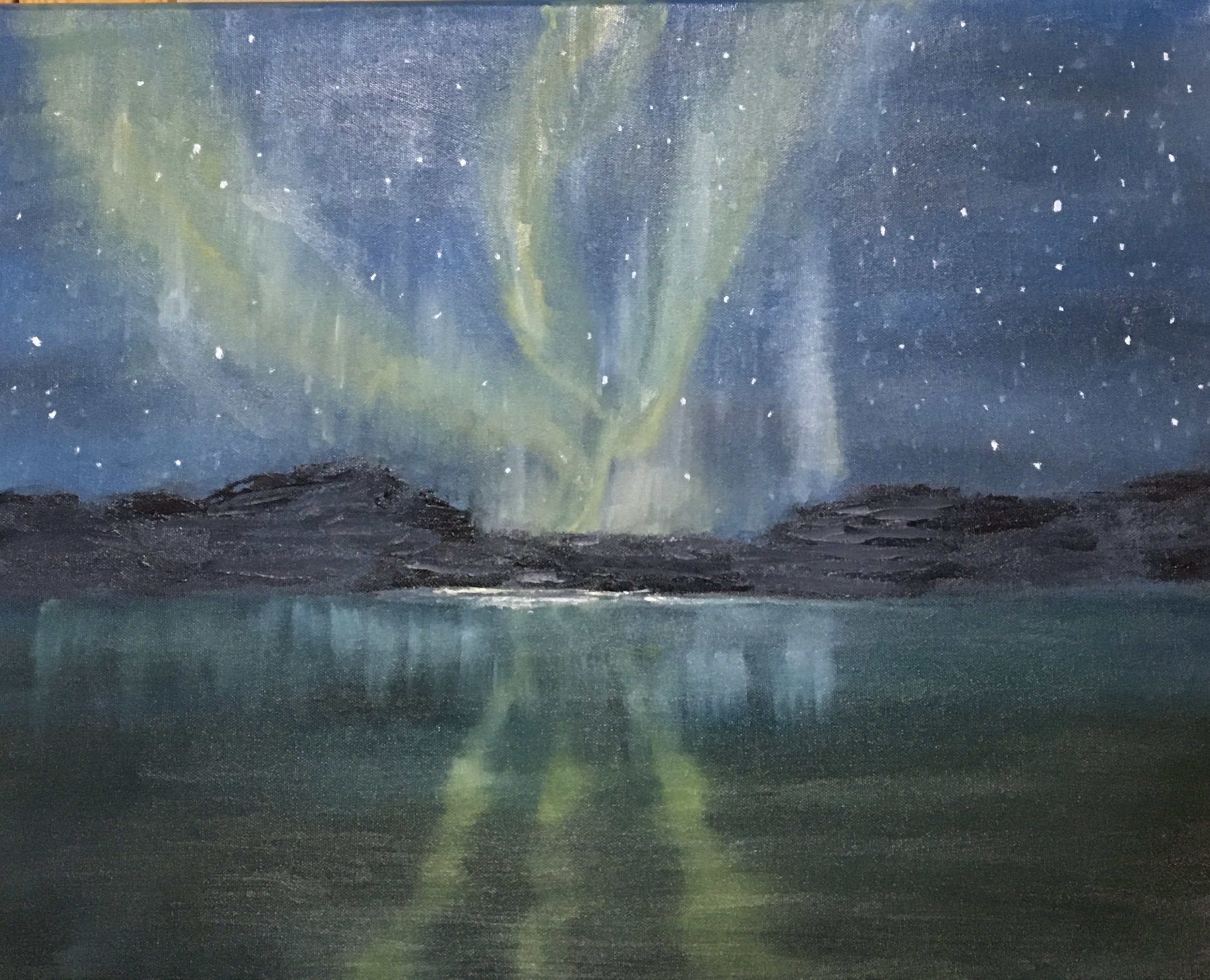 Aurora Borealis 24x18 Oil on Canvas
Original Unavailable-Inquire About Prints