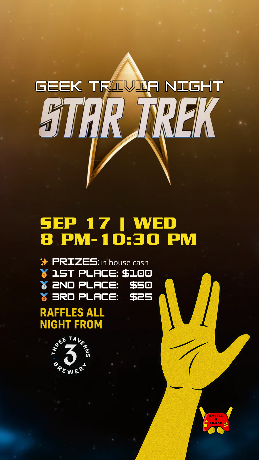 Geek Trivia Night: Star Trek Edition 🖖🚀
