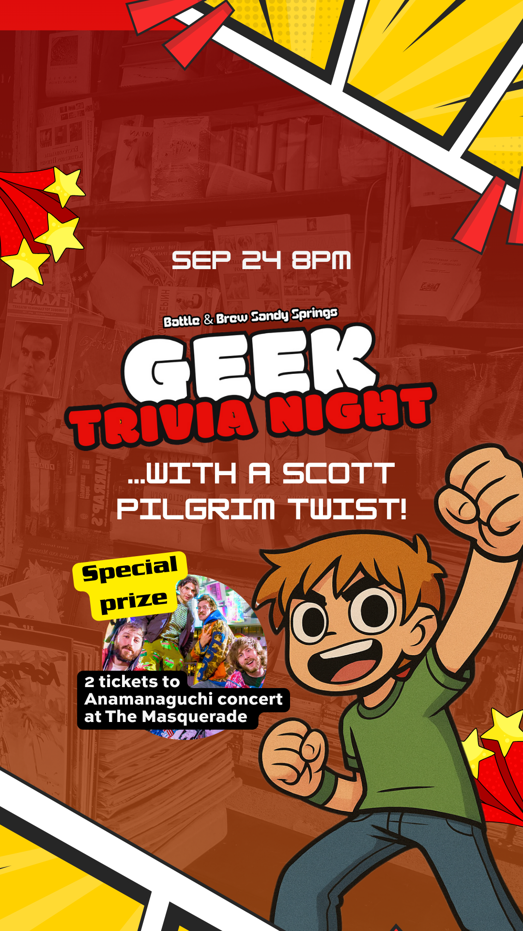 🎤 Regular Trivia Night... with a Scott Pilgrim Twist!