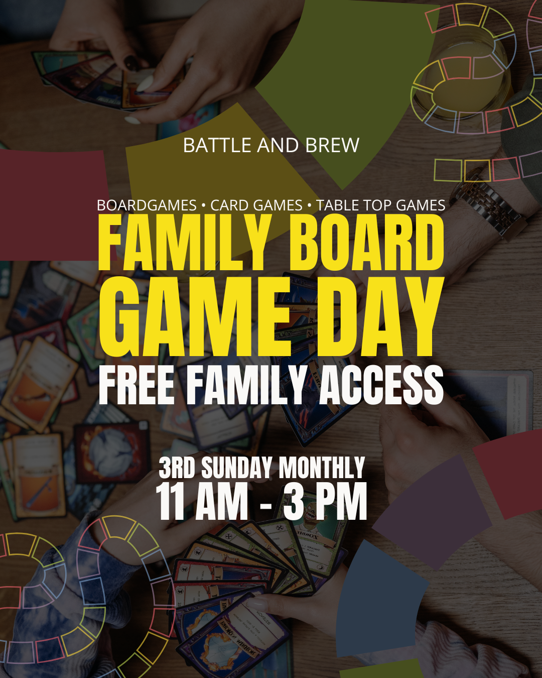 Family Board Game Day: Free Family Gaming Event 
