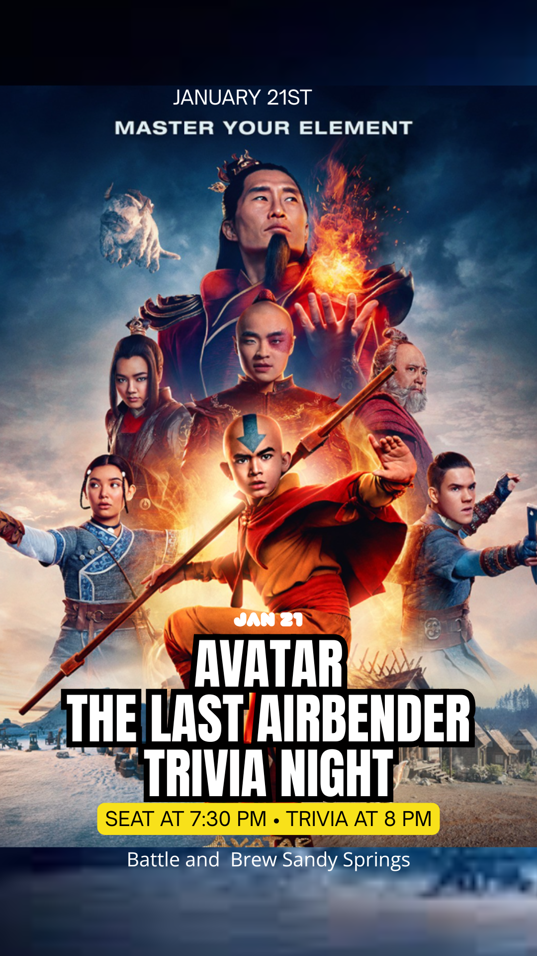 Avatar: The Last Airbender Trivia Night