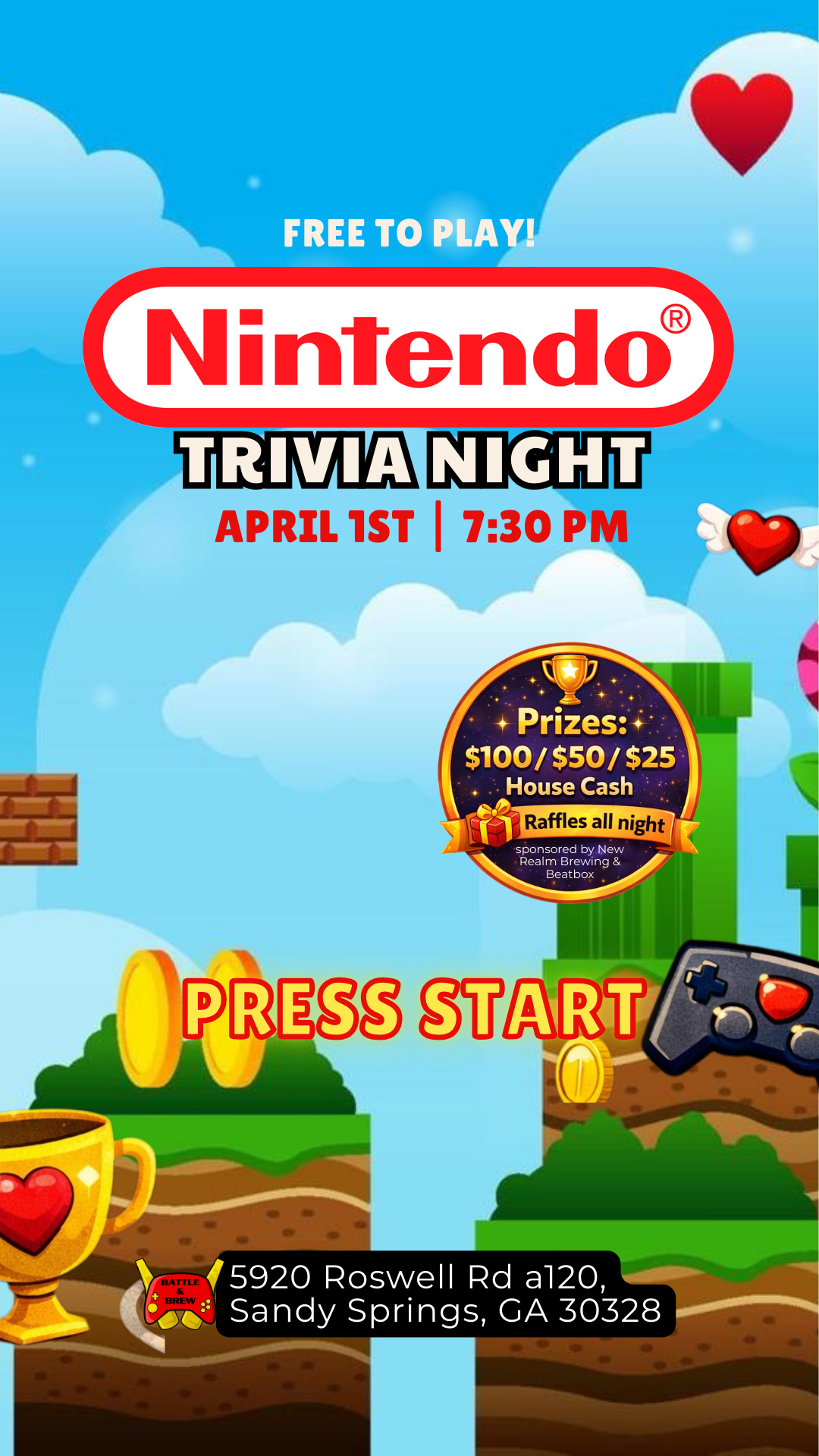 🎮🕹️ Geek Trivia: Nintendo Night 🍄⭐