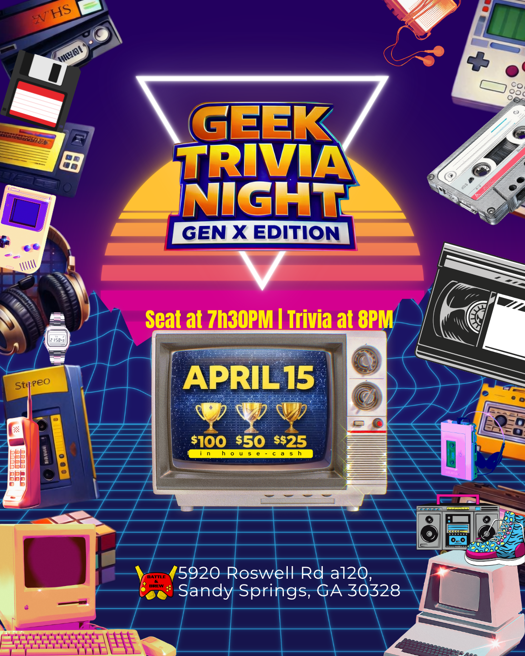 📼🕹️ Geek Trivia Night: Gen X Edition 🕹️📼
