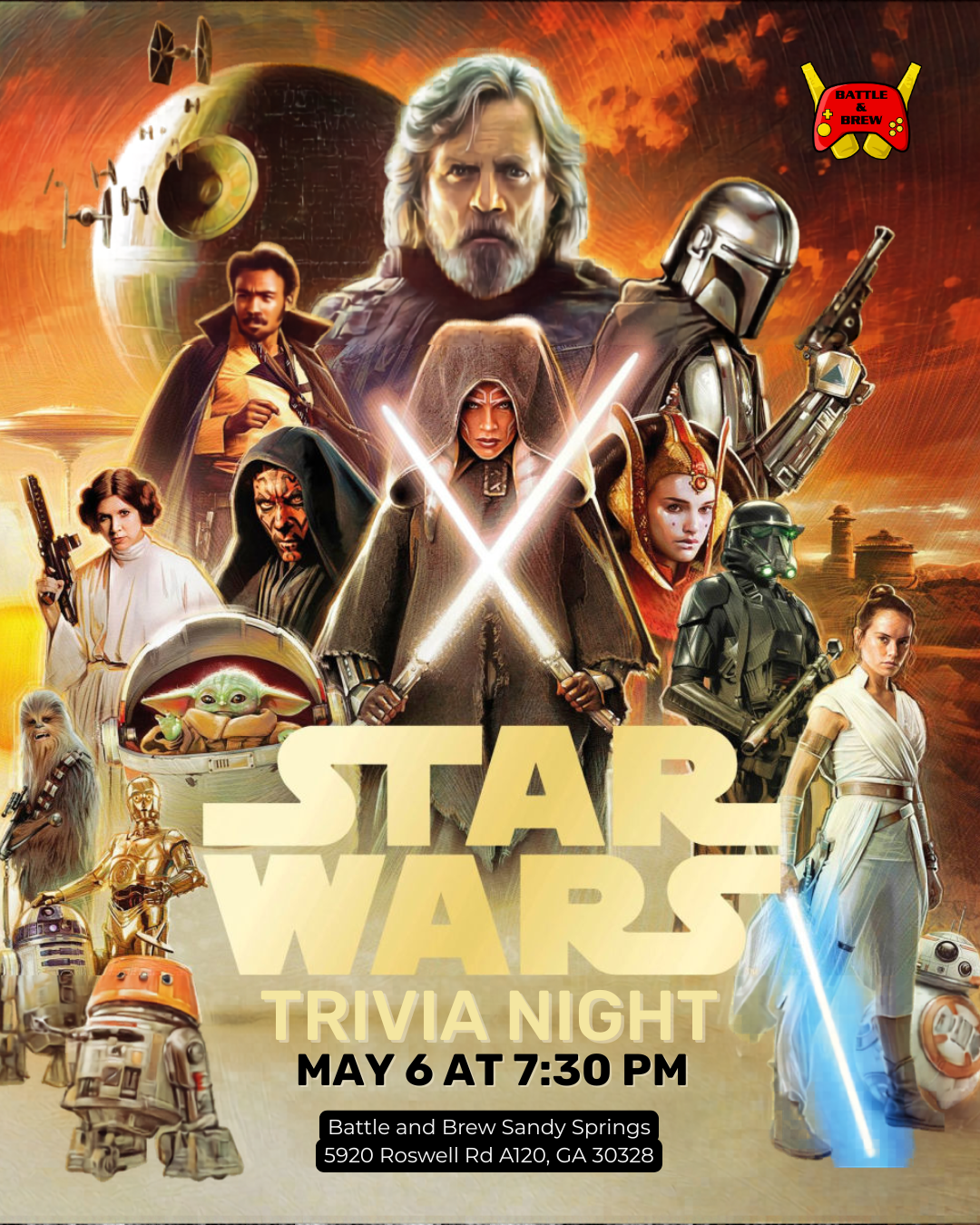 🌌✨ Geek Trivia Night: Star Wars Edition ✨🌌