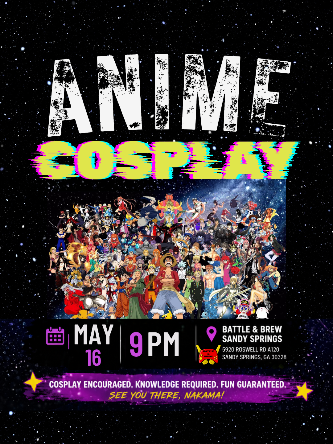 🎌 Anime Cosplay Night 🎌