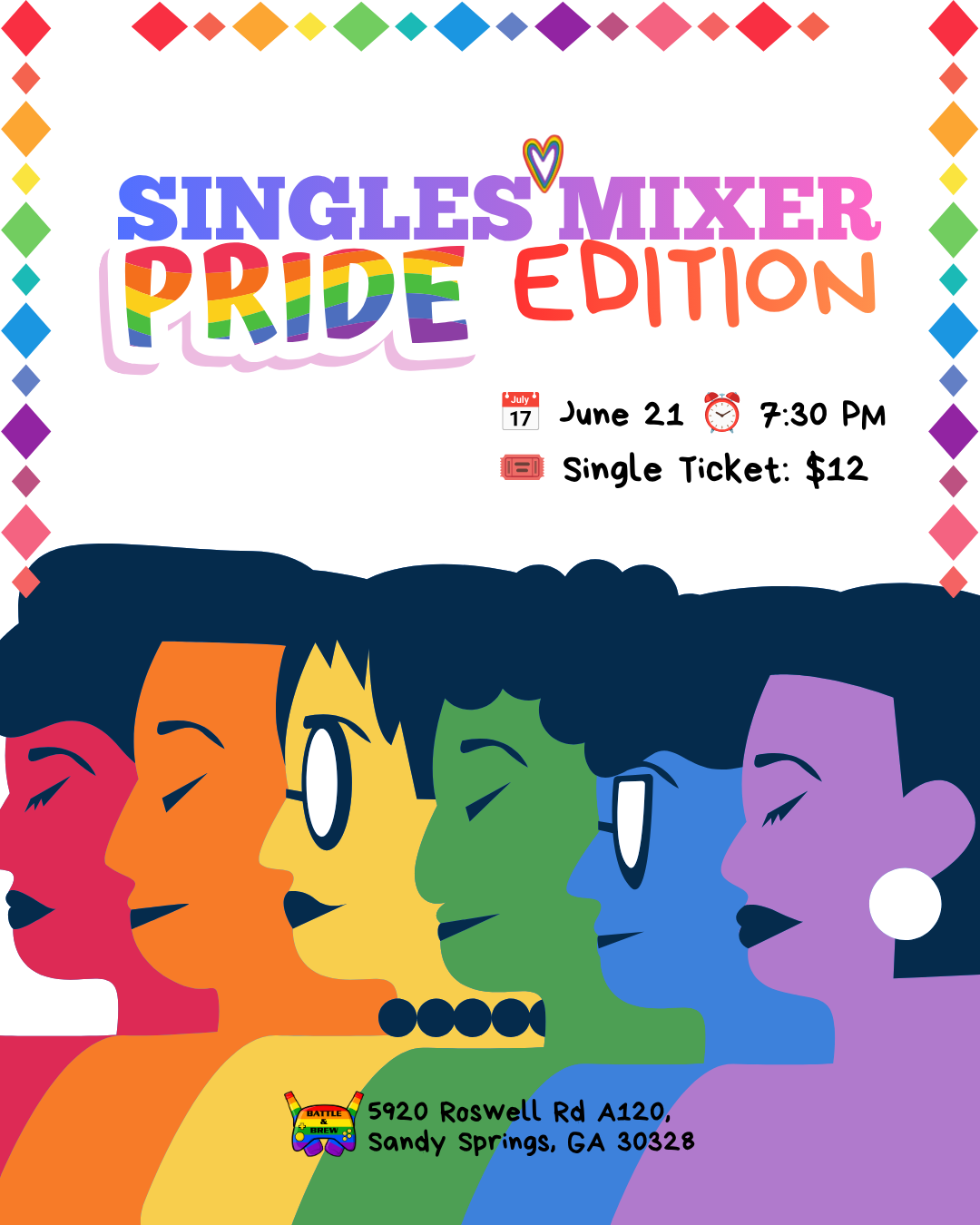 🌈 Singles Mixer Pride Edition 🌈