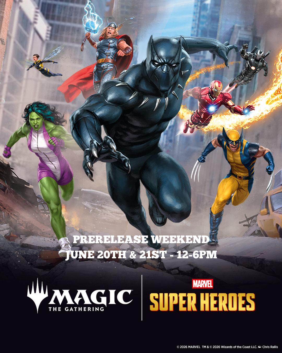 🦸‍♂️ Magic: The Gathering x Marvel Super Heroes Prerelease Weekend 🦸‍♀️