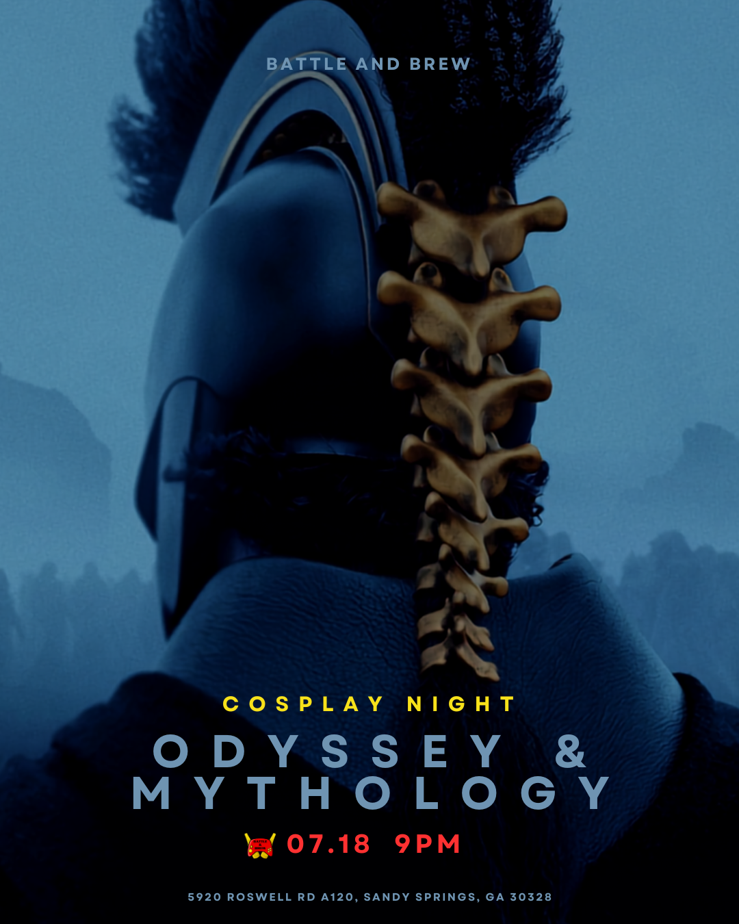 ⚔️ COSPLAY NIGHT: MYTHOLOGY &amp; THE ODYSSEY ⚔️