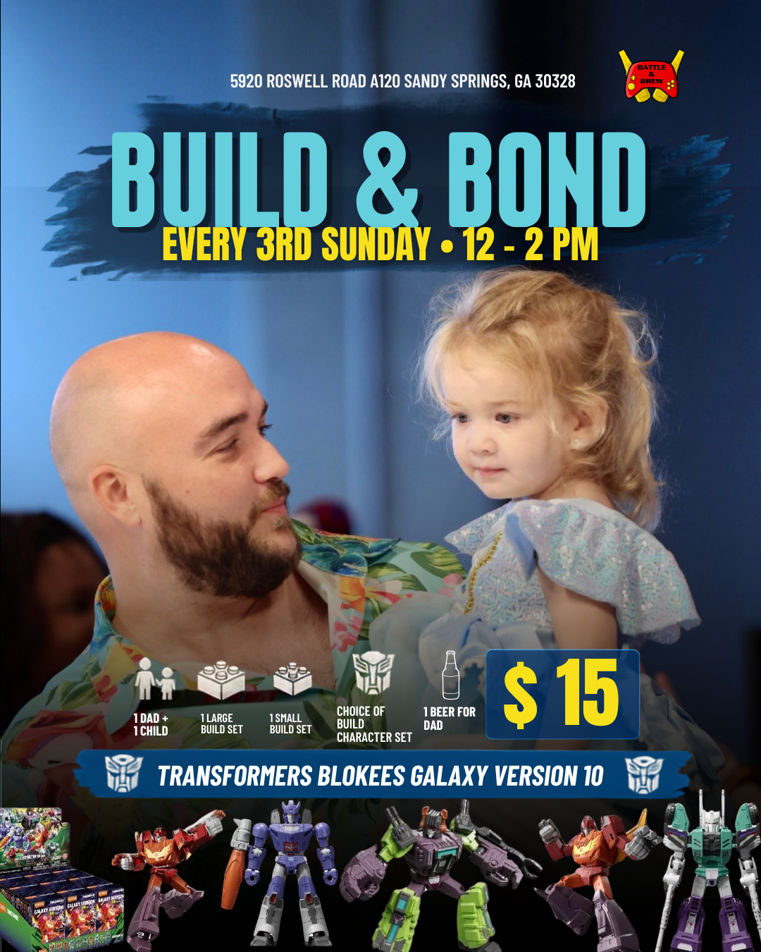 🧱 Build &amp; Bond at Battle &amp; Brew 