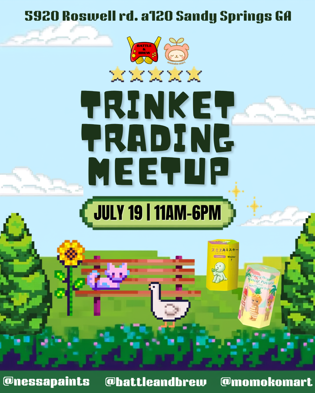 Trinket Trading Pop-Up