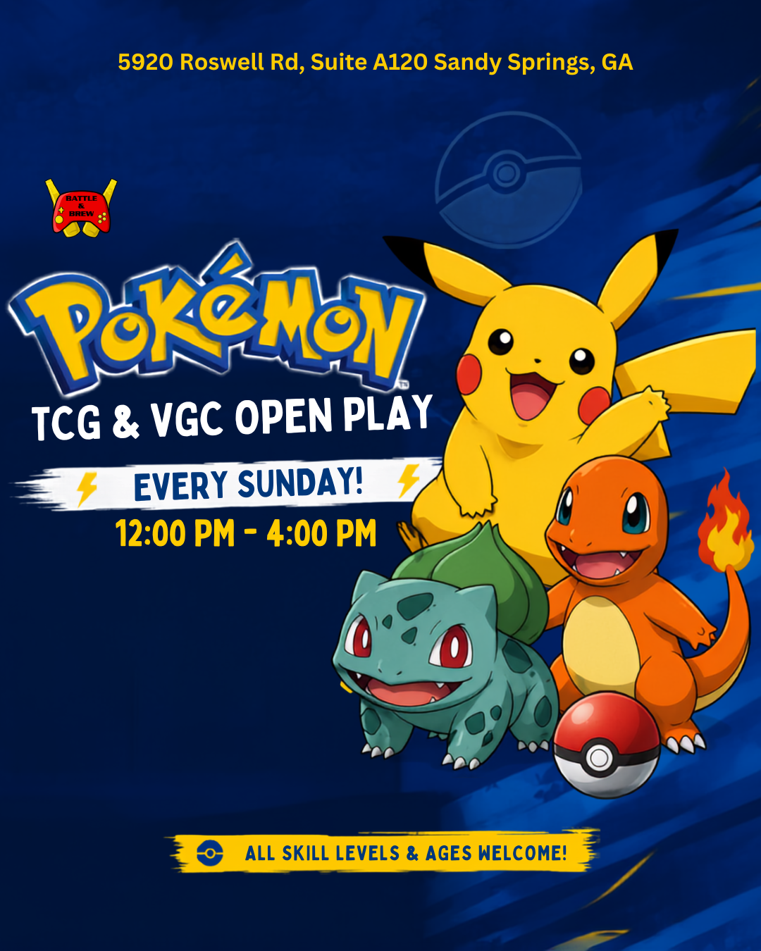 Pokémon TCG & VGC Open Play